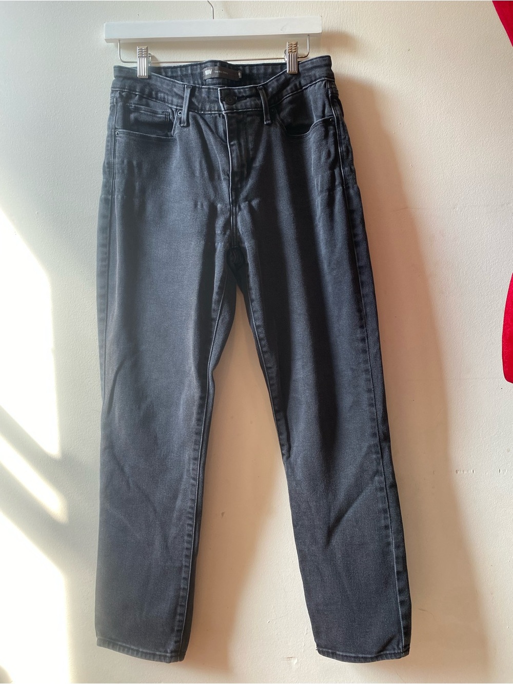 Levi's Women's Black Straight Leg Jeans